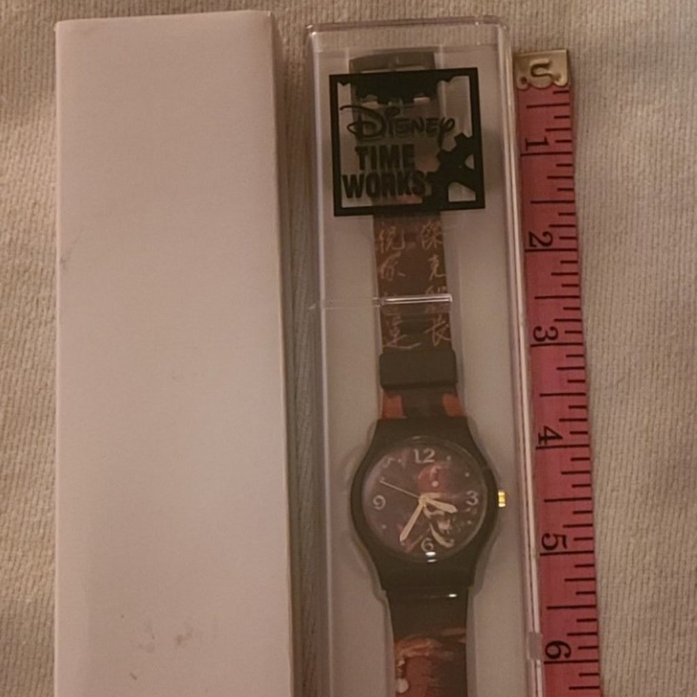 Disney Time Works Pirates of the Caribbean Plastic Watch NIB